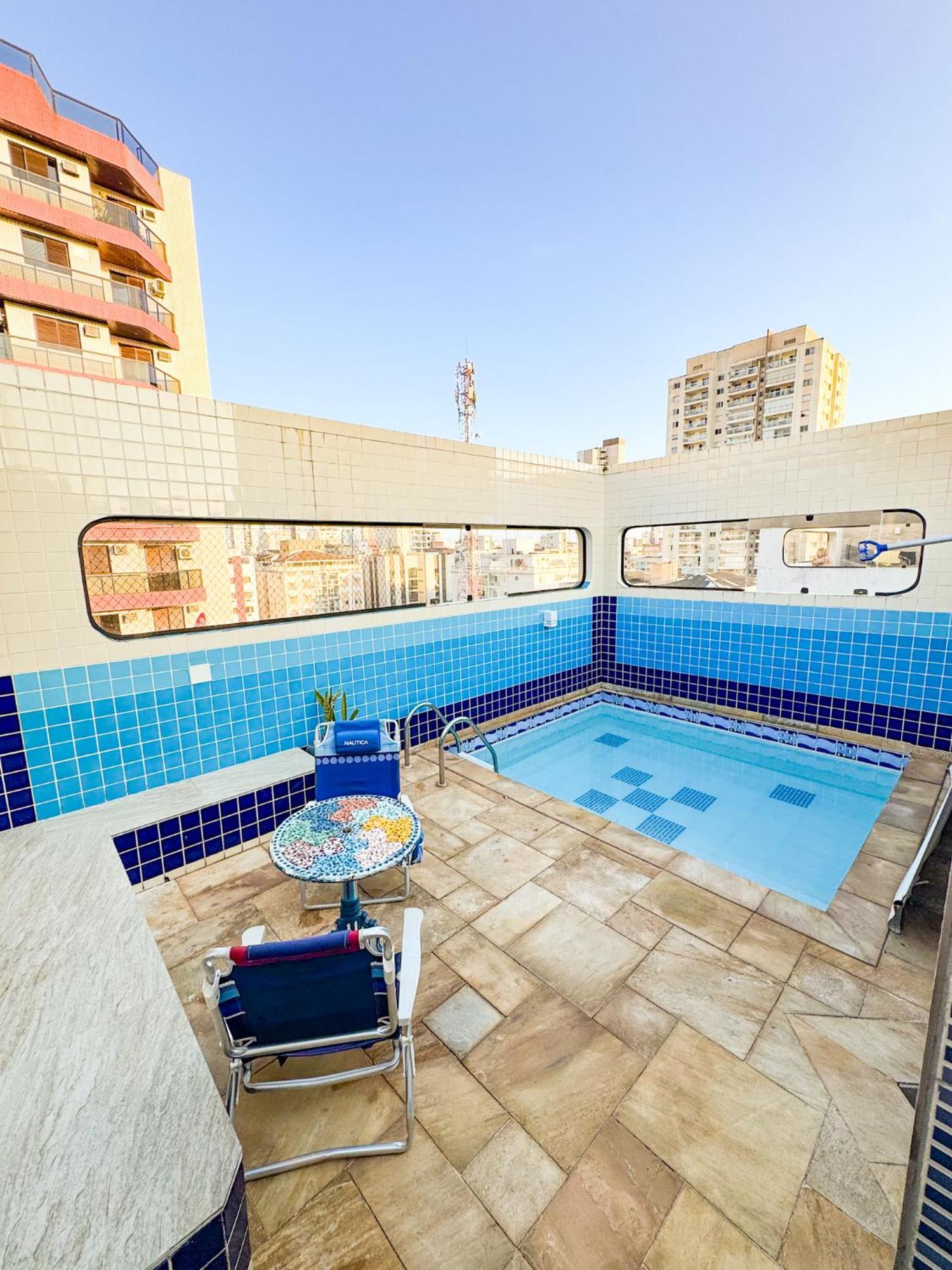 Cobertura 51 De 3 Quartos Com Piscina E Churrasqueira Privativa Guaruja Ngoại thất bức ảnh